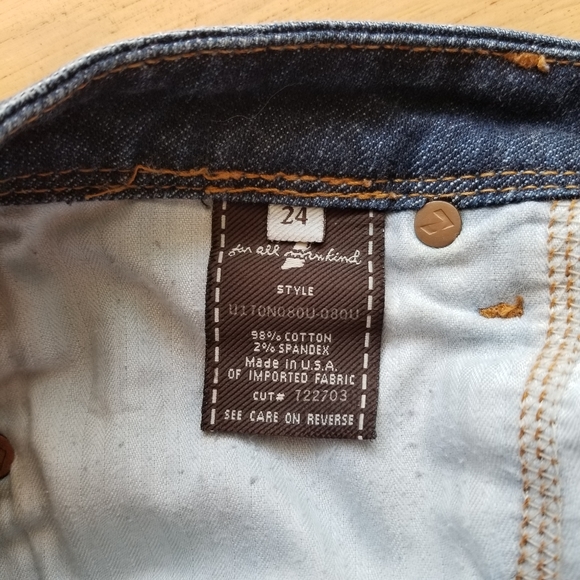 7 for all mankind 7FAM flynt bootcut jeans midrise - Picture 6 of 8